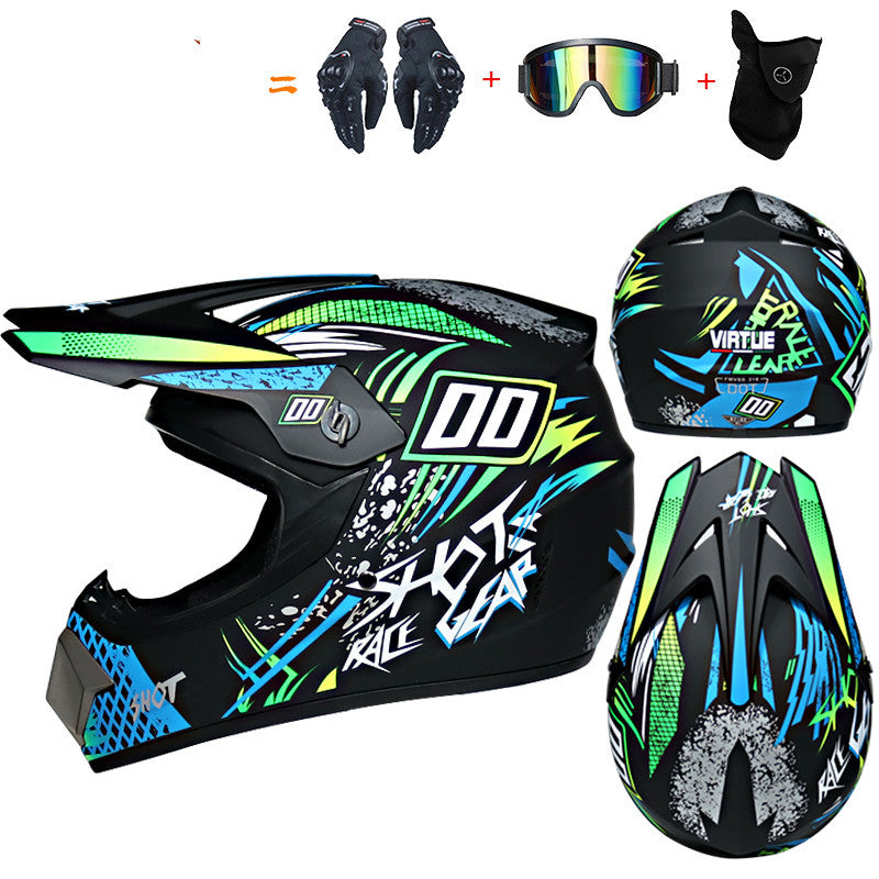 Full Cover Four Seasons Off-road Helmet Racing Downhill Cap Kart