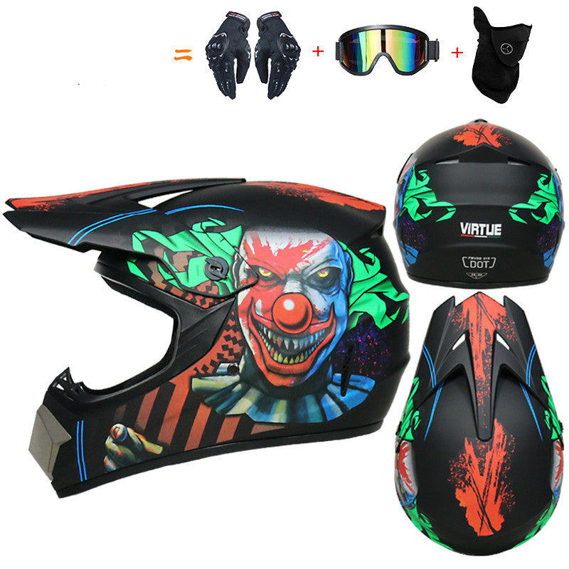 Full Cover Four Seasons Off-road Helmet Racing Downhill Cap Kart