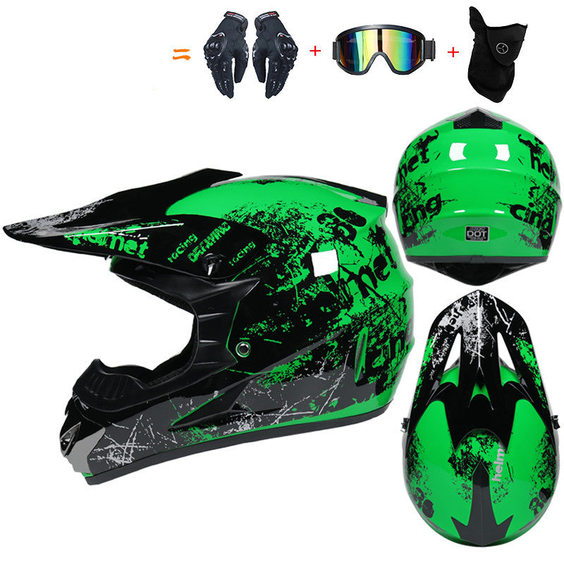 Full Cover Four Seasons Off-road Helmet Racing Downhill Cap Kart