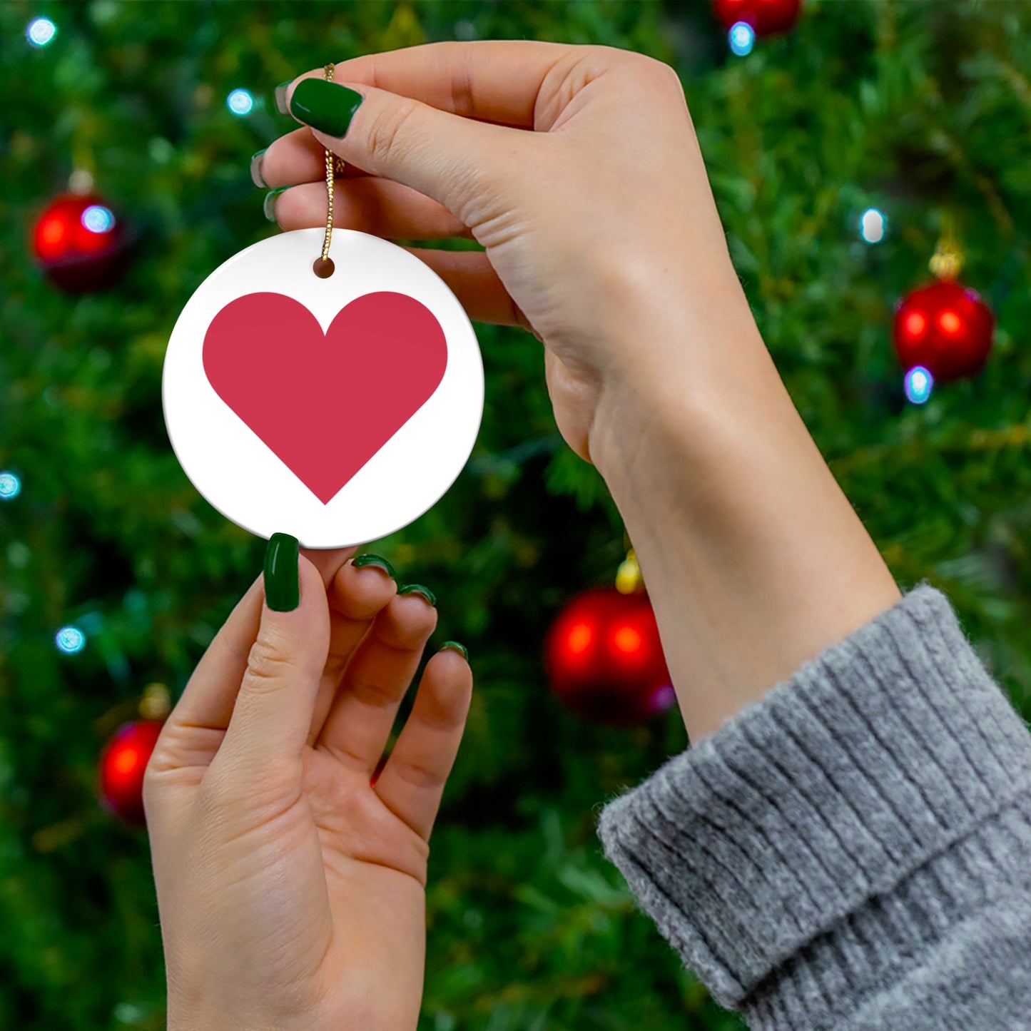 Ornement en céramique, 4 formes