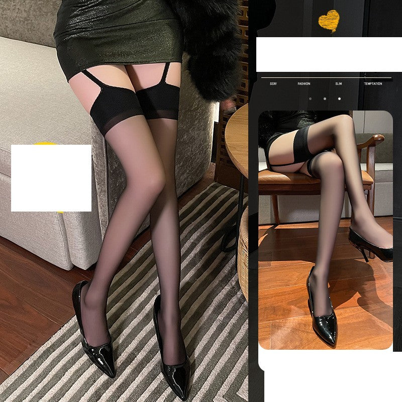 Sexy Lingerie Lace See-through Split Hip Skirt