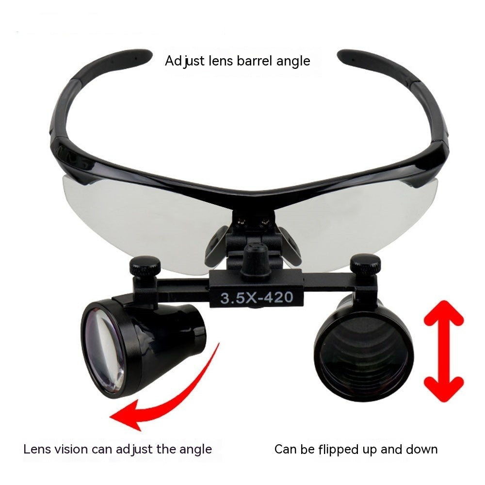 Led Magnifying Glass Head-mounted Dental