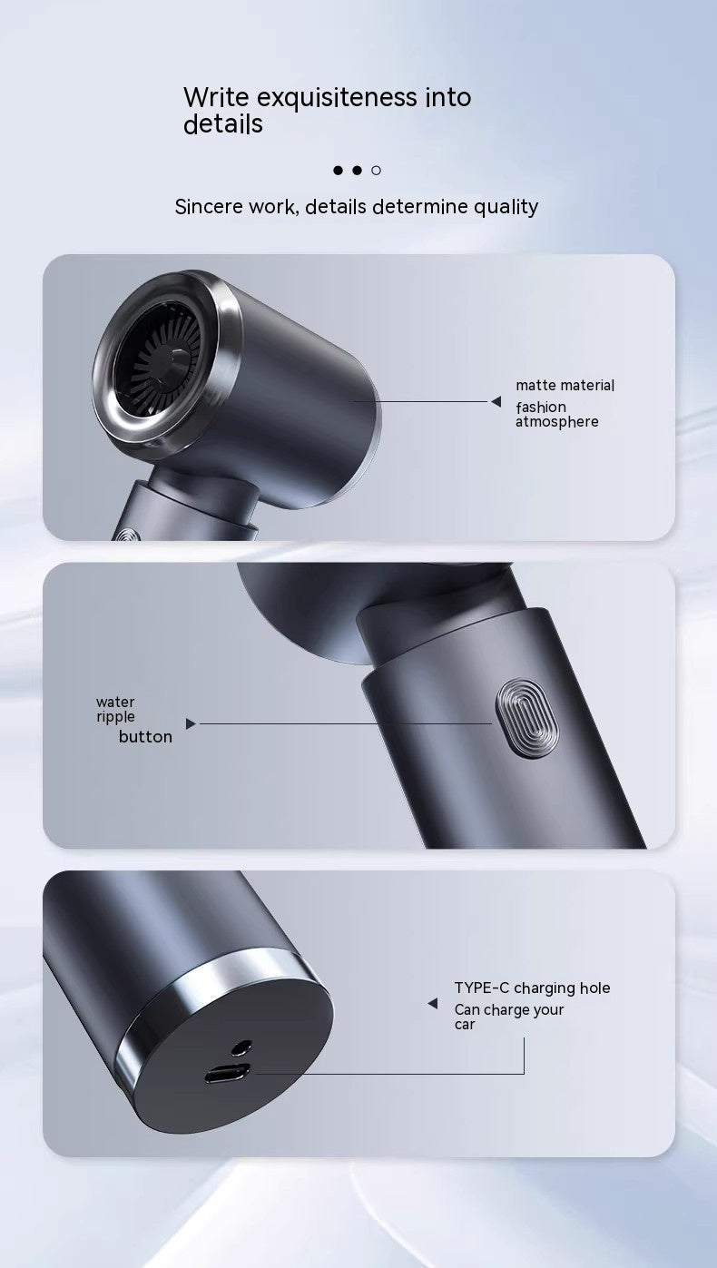 Car Cleaner Handheld Light-duty Vehicle Large Suction Wireless Blowing And Suction Dual-use Strong High Power