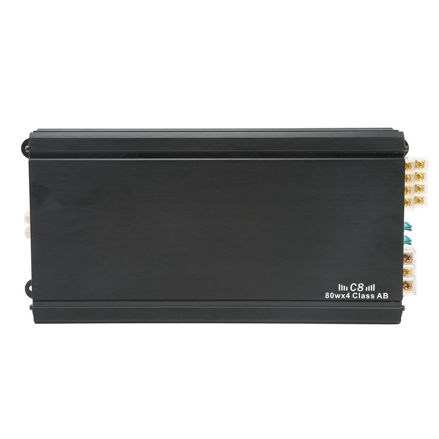 4 Channel Car Amplifier 80W 4 Ohms Class AB Power Stereo Amp Universal for Audio Systems