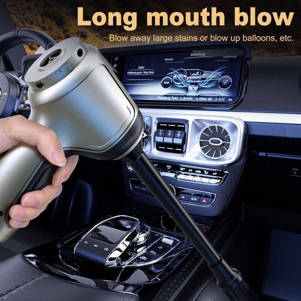 Mini Handheld Vacuum Cleaner Mini Portable Auto Wireless Duster Blower 95000PA