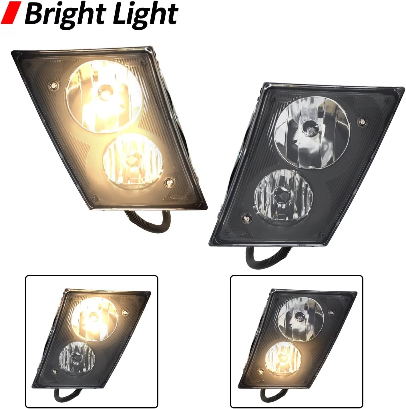 LEAVAN Fog Lamps Are Compatible With 2003-2017 Volvo VN VNL 630 670 730 780