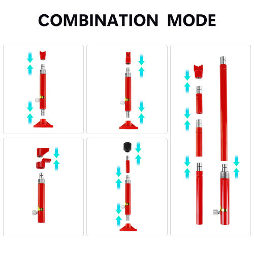 Power Hydraulic Piston Cylinder Jack - Single Acting Mini Jack - 10 Ton Capacity Unavailable Platforms- Welfel , Temu