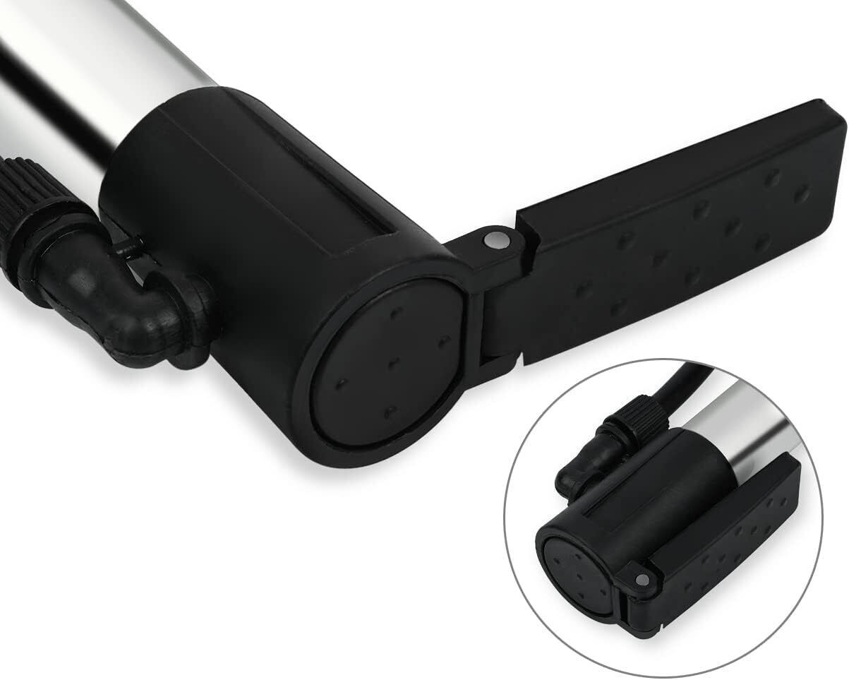 Mini Bike  Portable Bicycle Tyre Inflator Hand Schrader Presta Valve