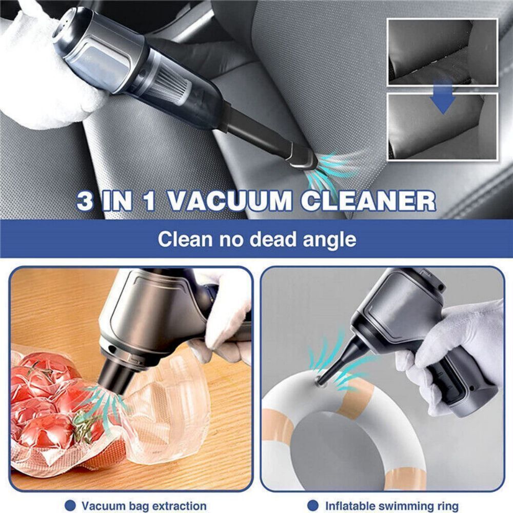 Cordless Mini Handheld Home Car Vacuum Cleaner Portable Auto Wireless Cleaner AU