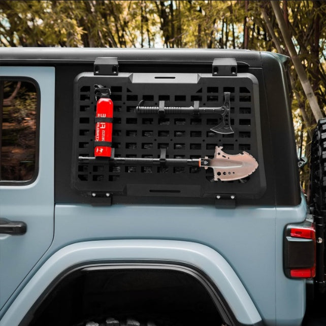 4 Door Rear Window Protector Trim Rear Window Protector Trim, Driver's Side