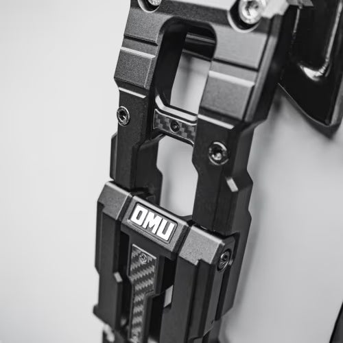 OMU Genesis Series Door Hinge Step Aluminum Folding Foot Pedal For Wrangler JK JL