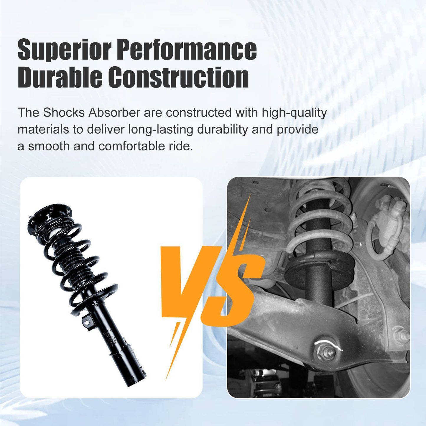 Set 2 Front Struts Shocks Coil Springs For 2003-2008 Matrix Pontiac Vibe