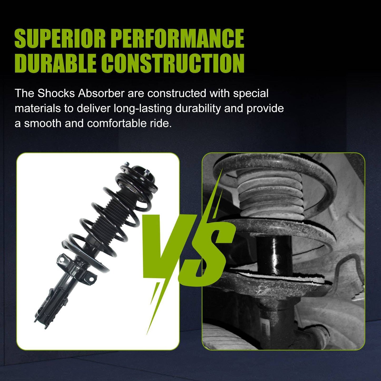 Front Struts W Coil Spring For 1993 - 2002 Chevrolet Geo Prizm Corolla