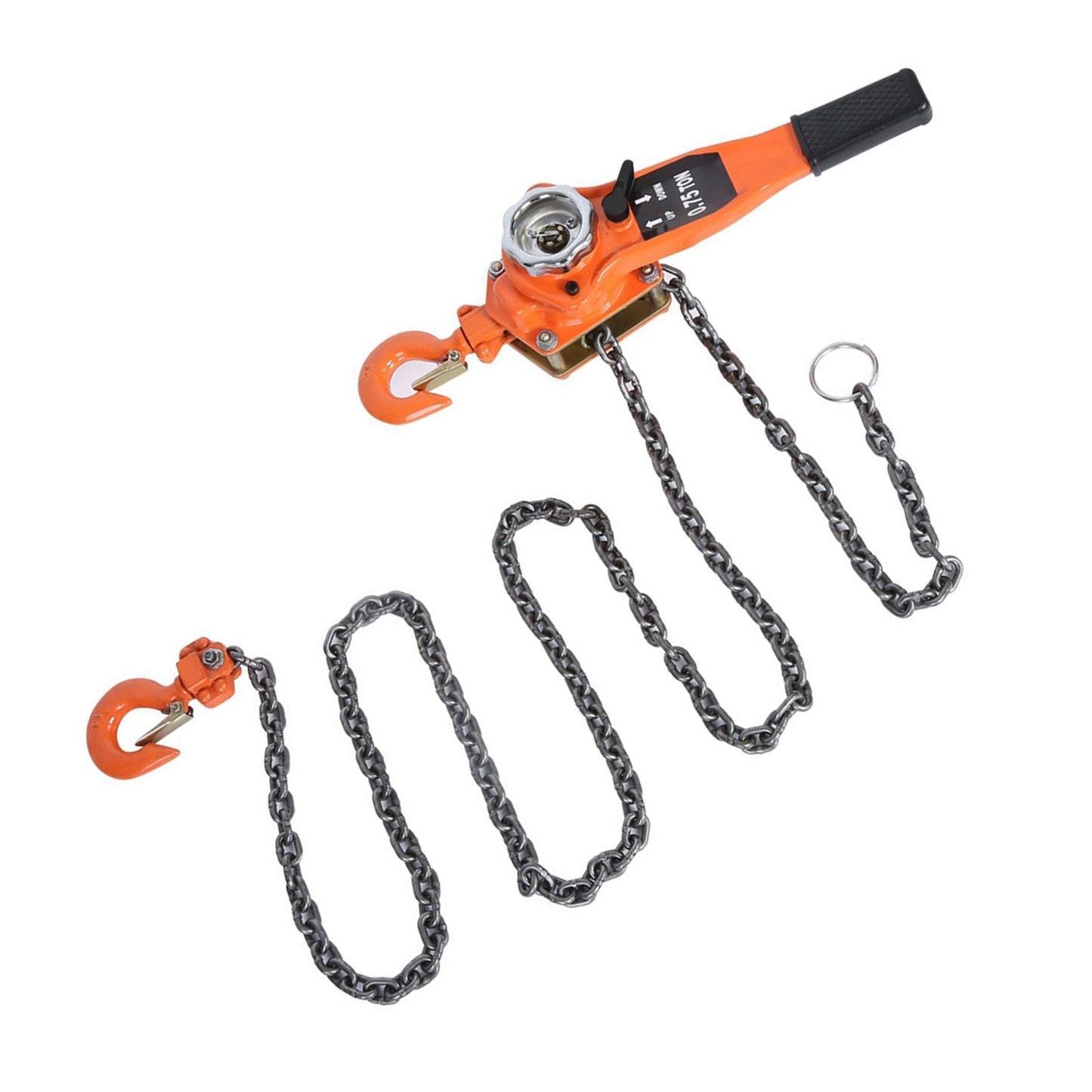 0.75t Orange Color Chain Block Hoist Ratchet Hoist Ratchet Lever Pulley Lifting 3meters