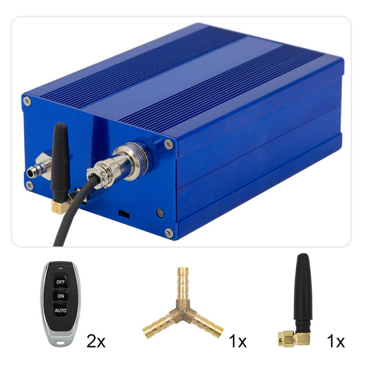 Télécommande à tambour à soupape avec système de contrôle à vide