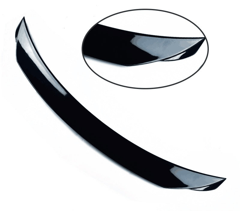Model 14-21 Mazda 3 Exela Modified Tail Trim Sports Bright Black Tail Blade Large Fixed Wind Surrounded
