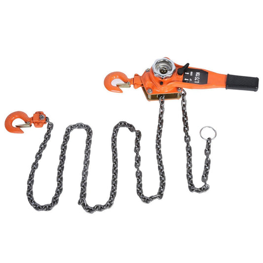 0.75t Orange Color Chain Block Hoist Ratchet Hoist Ratchet Lever Pulley Lifting 3meters