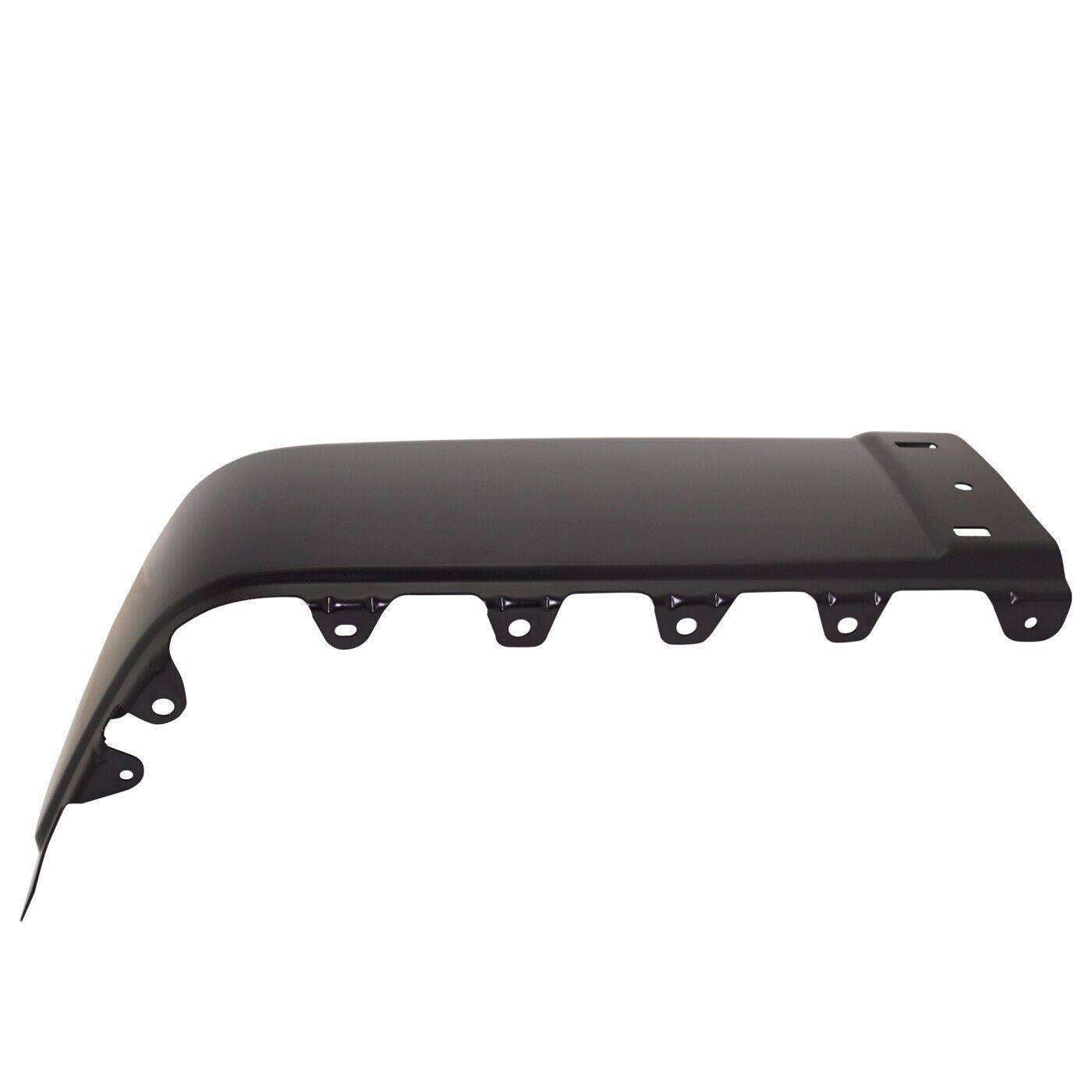 Bumper End Cap For 07-13 Chevrolet Silverado 1500 Rear Right Painted Black Steel