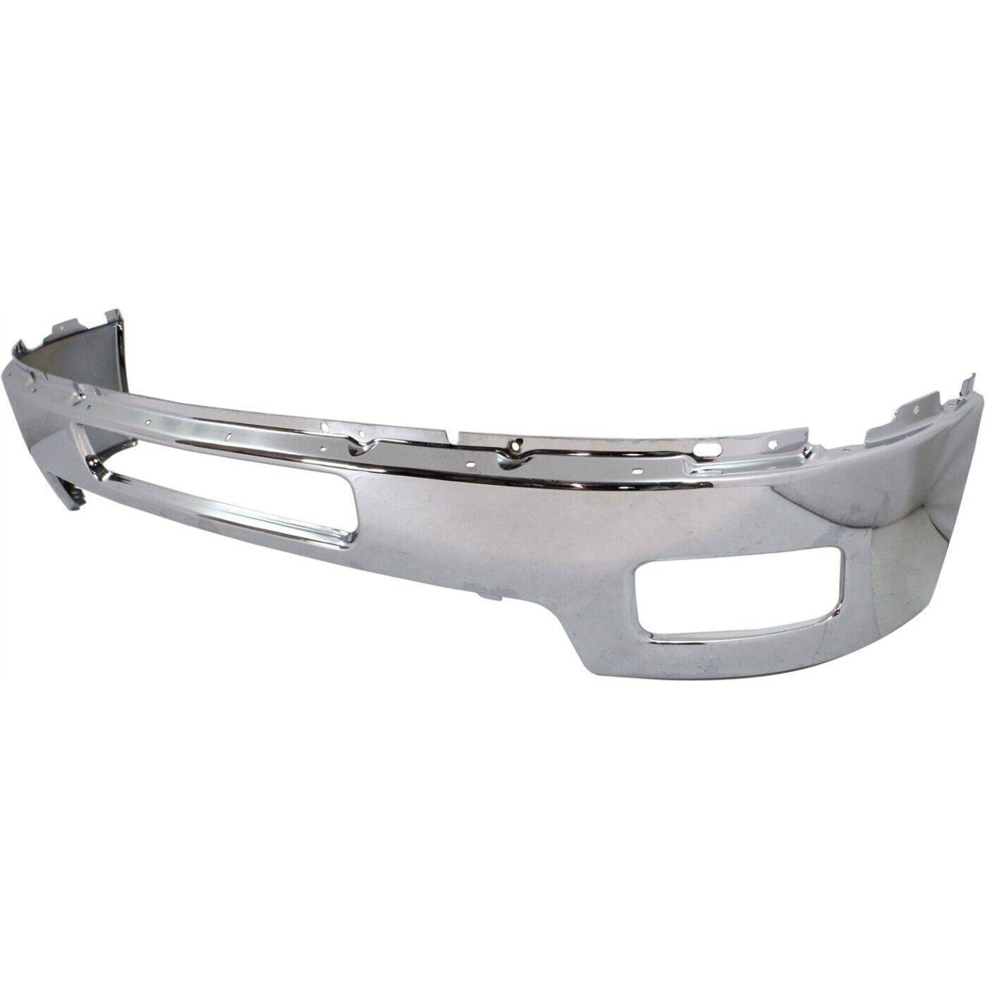 Front Bumper For 2011-2014 Chevy Silverado 2500 HD Chrome With Fog Light Holes