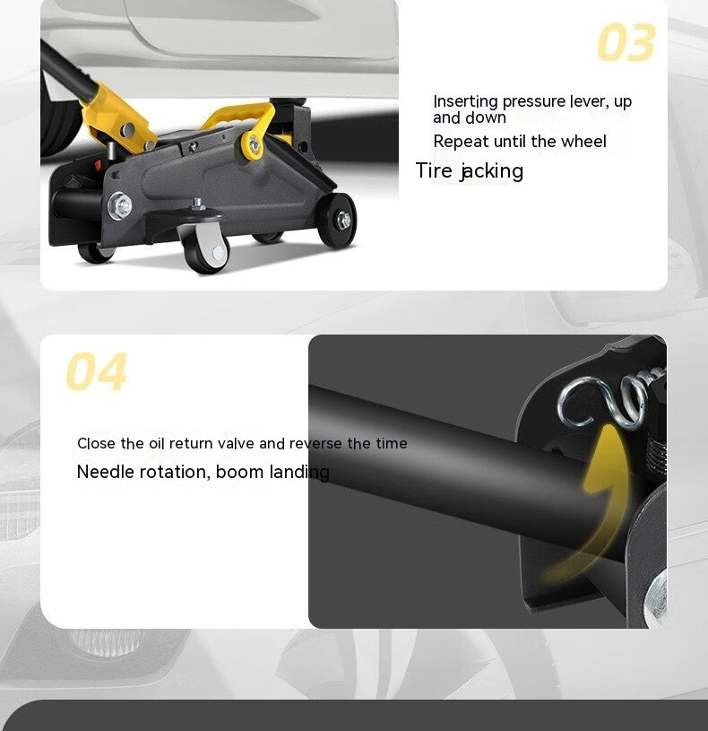 Jack Car Horizontal Hydraulic Low Car Car Tire Change