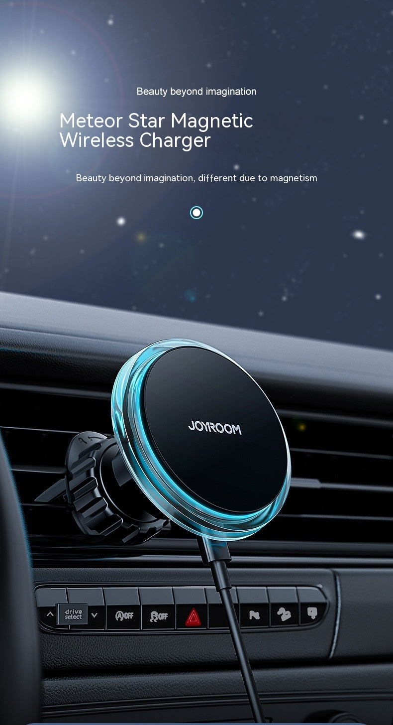 Magnetic Suction Wireless Charging Stand Car Air Outlet Lazy