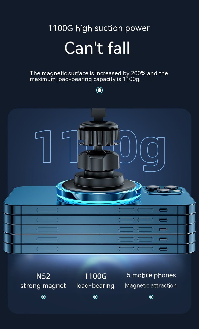Magnetic Suction Wireless Charging Stand Car Air Outlet Lazy