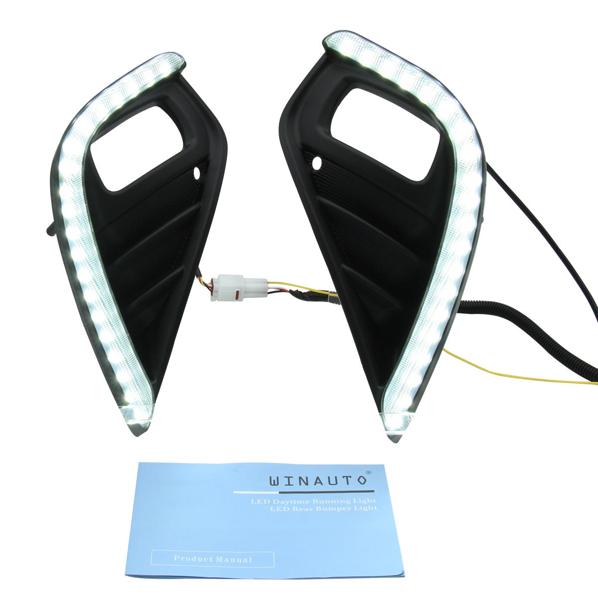 With Streamer Yellow Turn Bi-Color LED Daytime Running Lights