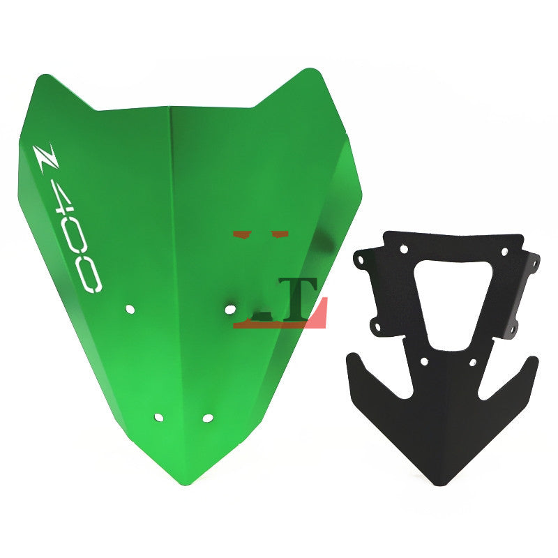 Modified front wind deflector with small hood