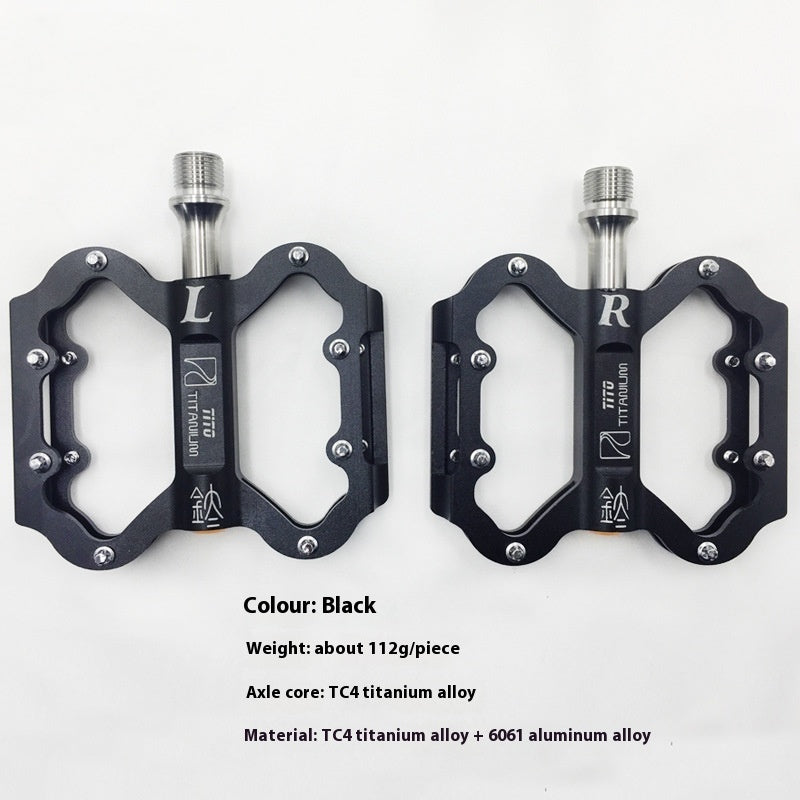 Titanium Alloy Pedal Road Mountain Bike