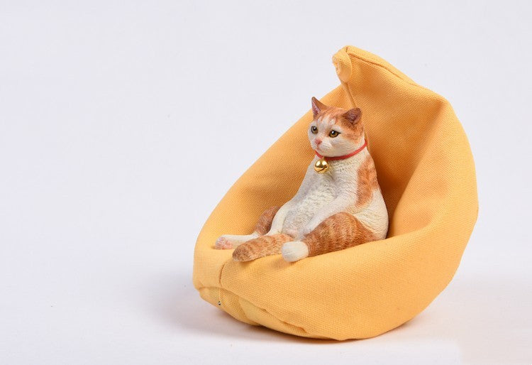 Lazy Cat Car Ornaments Charm Cat Model Small Car Ornaments Decoration