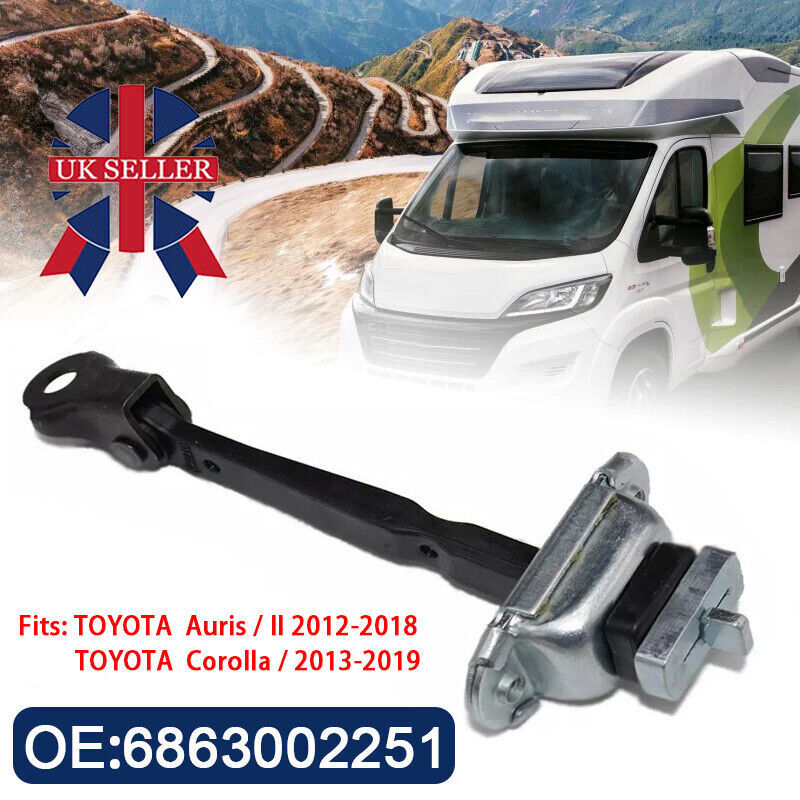 Rear Door Hinge Stop Check Strap Limitery Right Left Fits   Auris II 12-18