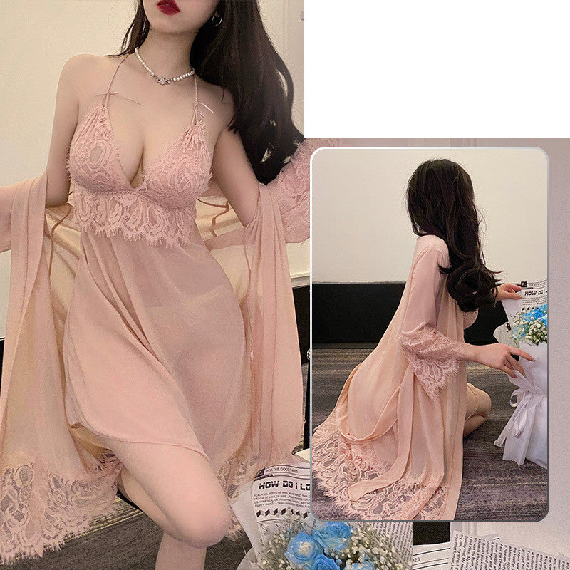 Women's Suspender Skirt Pajamas Underwear Set