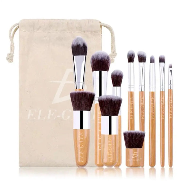 Organic And Eco-Friendly Makeup Brushes - High Quality Professional Kit