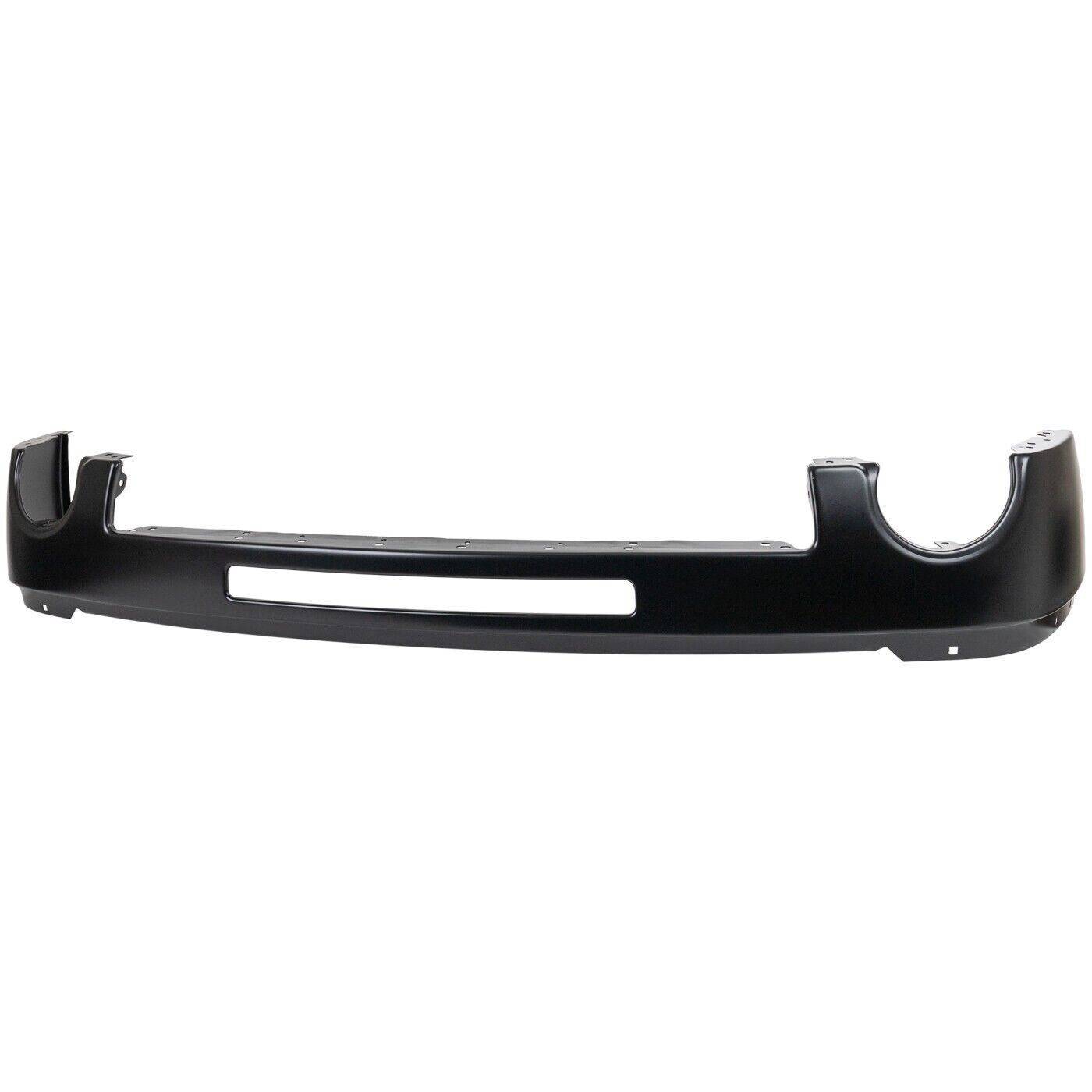 Front Bumper For 2007-2013 GMC Sierra 1500 Powder Coated Black Steel