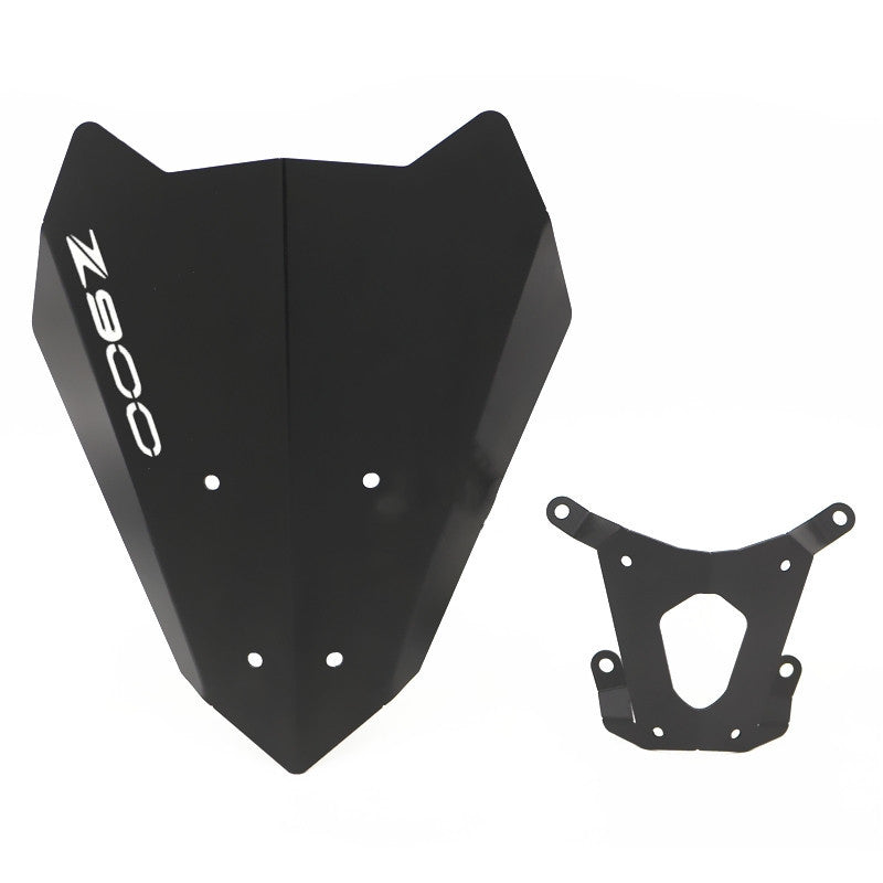 Modified front wind deflector with small hood