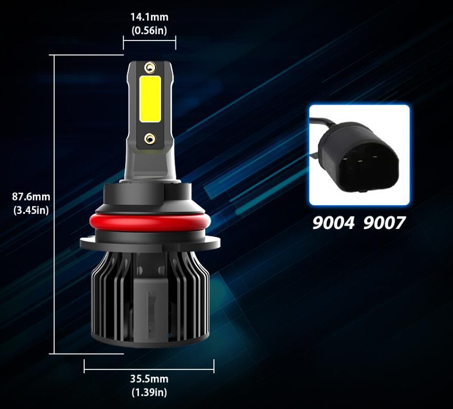 Car LED Headlight Bulbs 6000K Auto Headlamp Kit