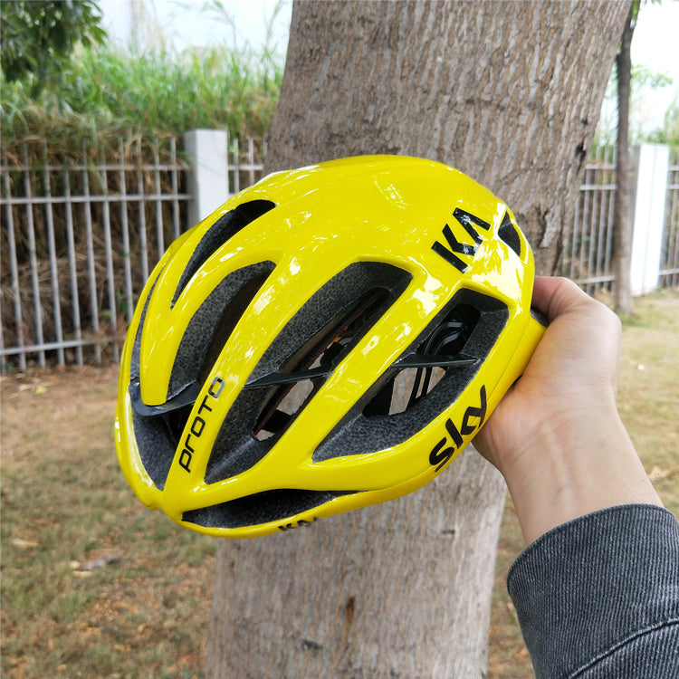 Team Sky Edition Helmet Tour De France Aerodynamic Integrated Road Bike