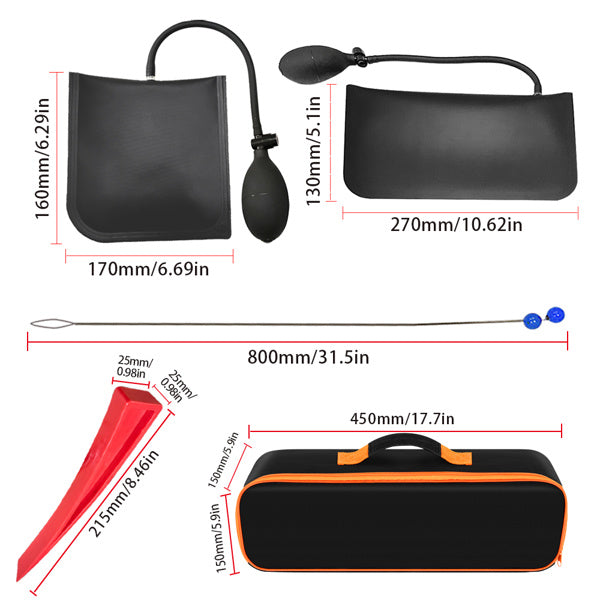 22 Pieces Of Emergency Tools For Car Door Opening With Pull Wires