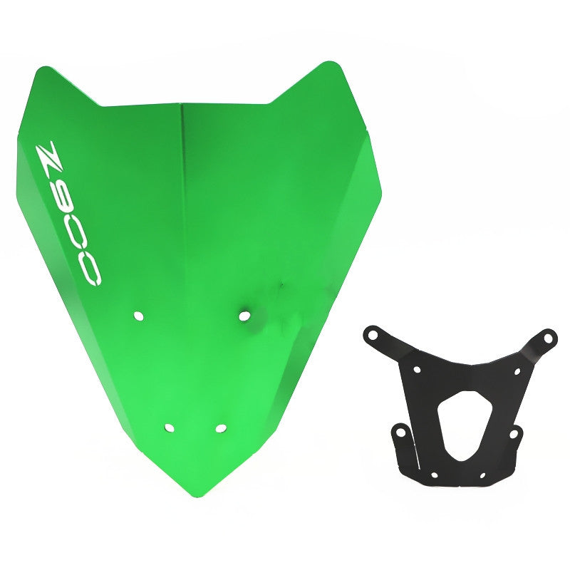 Modified front wind deflector with small hood