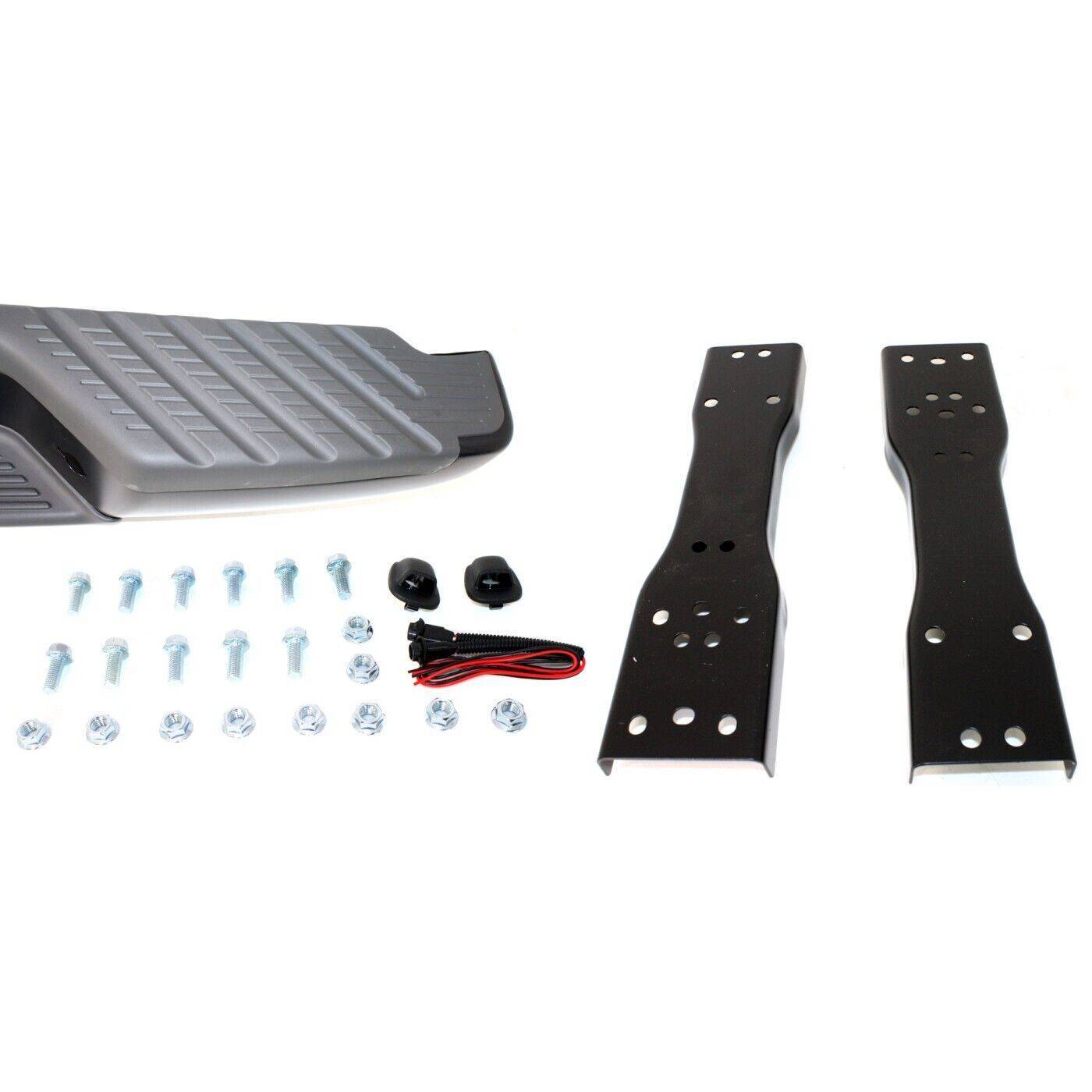 Rear Step Bumper For 2001-2004 Nissan Frontier Face Bar And Pads With Brackets