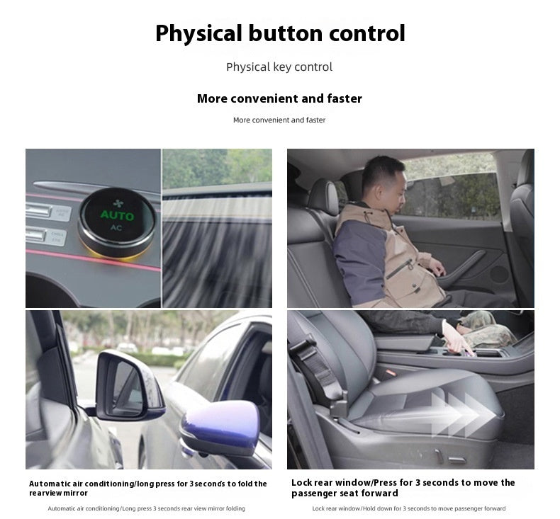 Model3Y Car Modification Multifunctional LCD Intelligent Control Expansion Dock