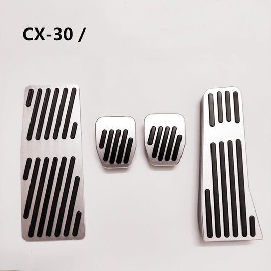 Throttle brake metal pedal cover