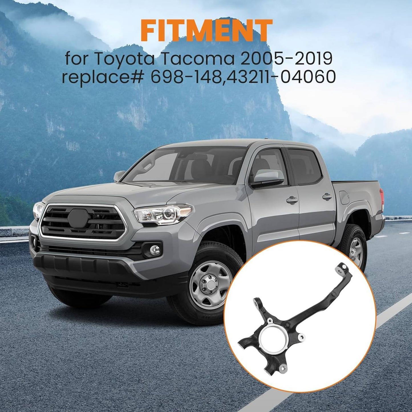 Front Suspension Steering Knuckle For Tacoma 2005-2019