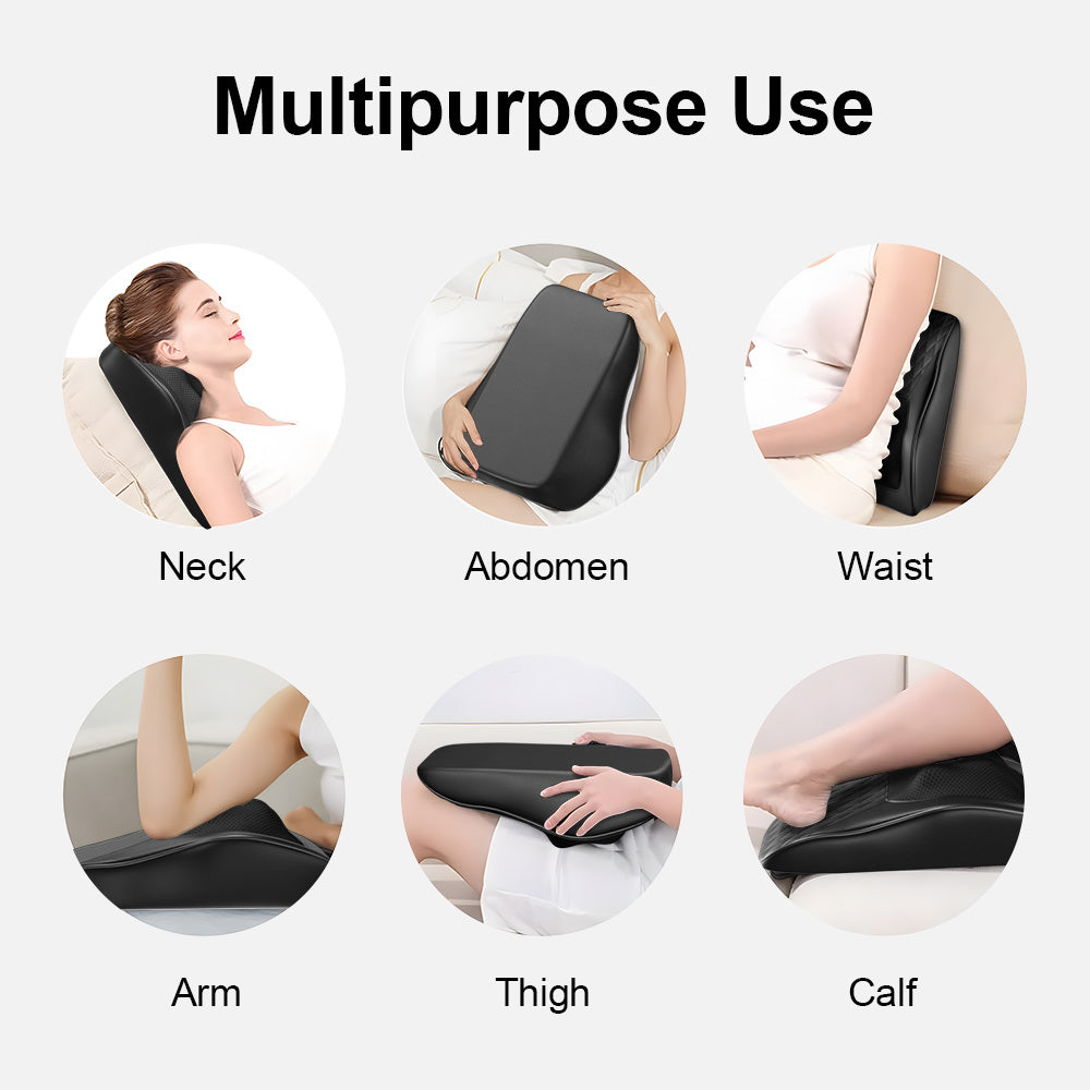 Waist & Back Full Body Massager, Heated Massager For Back, Neck, Shoulders & 3 Adjustments,