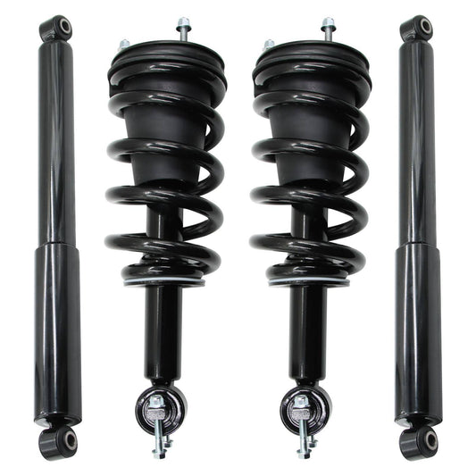 Front Complete Struts Rear Shock Absorbers Kit Set Of 4 For Chevy Tahoe 5.3L V8