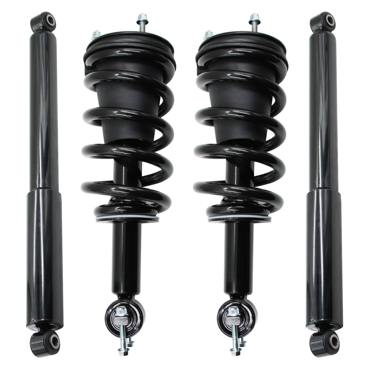 Front Complete Struts Rear Shock Absorbers Kit Set Of 4 For Chevy Tahoe 5.3L V8