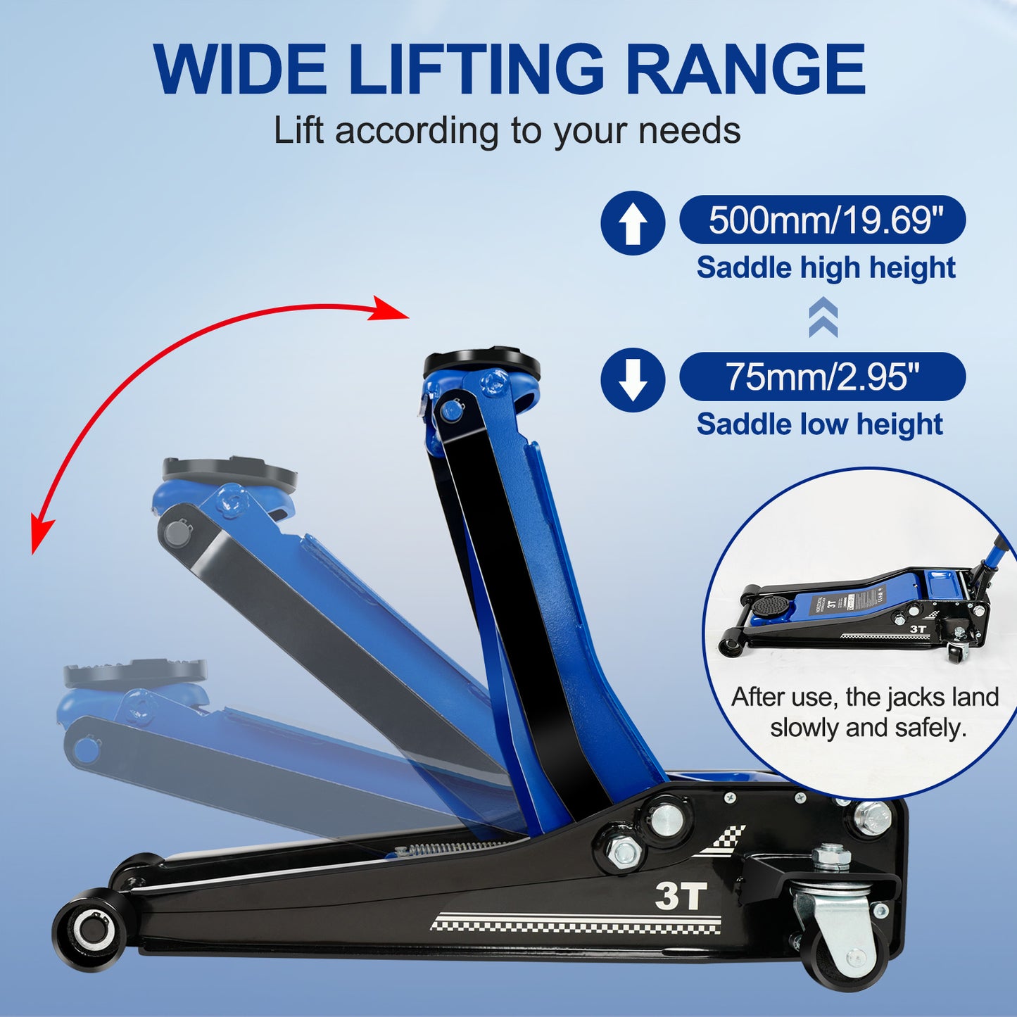 6600 Lb Low Profile Floor Jack