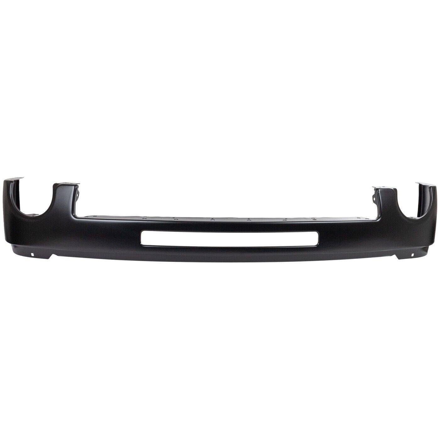 Front Bumper For 2007-2013 GMC Sierra 1500 Powder Coated Black Steel