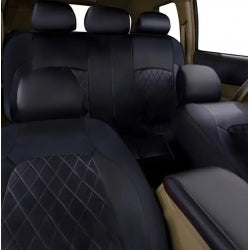 Quilted 9-piece Set In Black