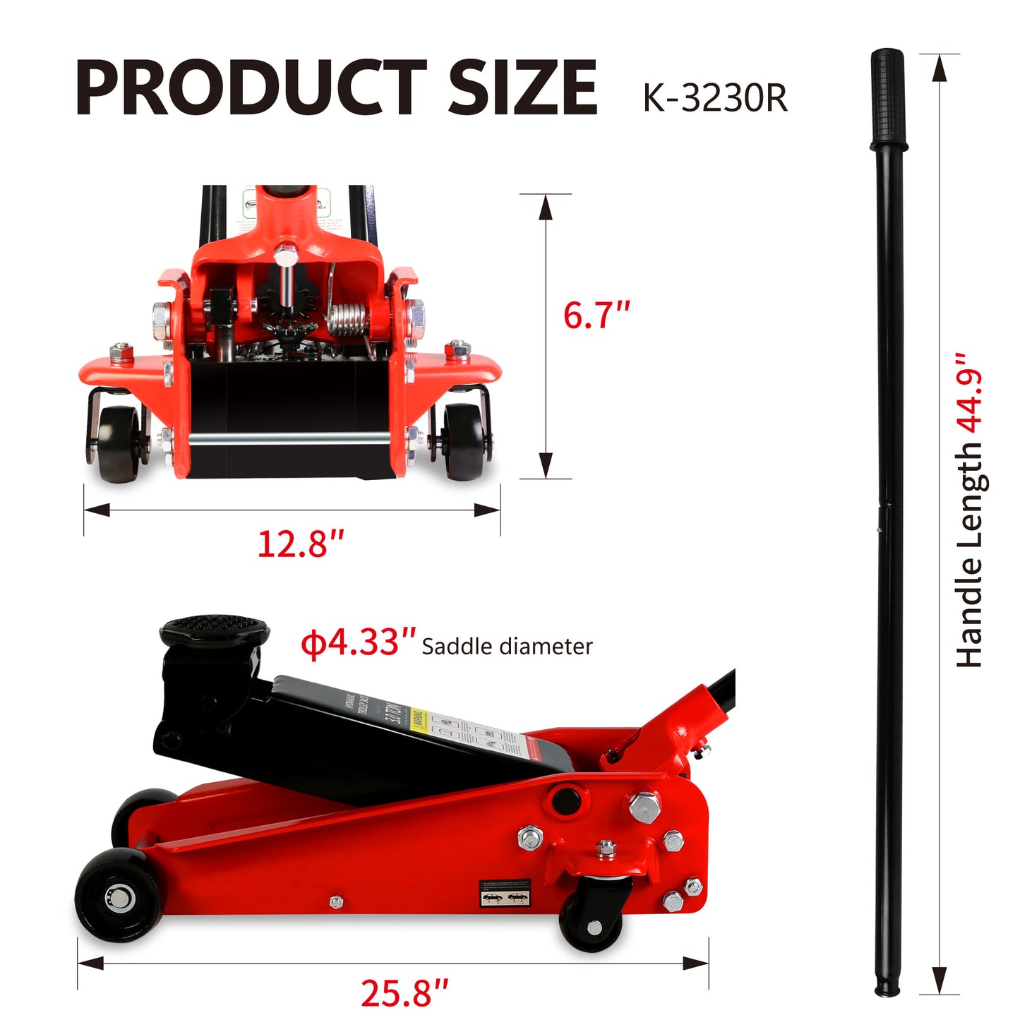 Hydraulic Trolley Low Profile Steel Racing Floor Jack, Banned From Selling On Wayfair,Temu